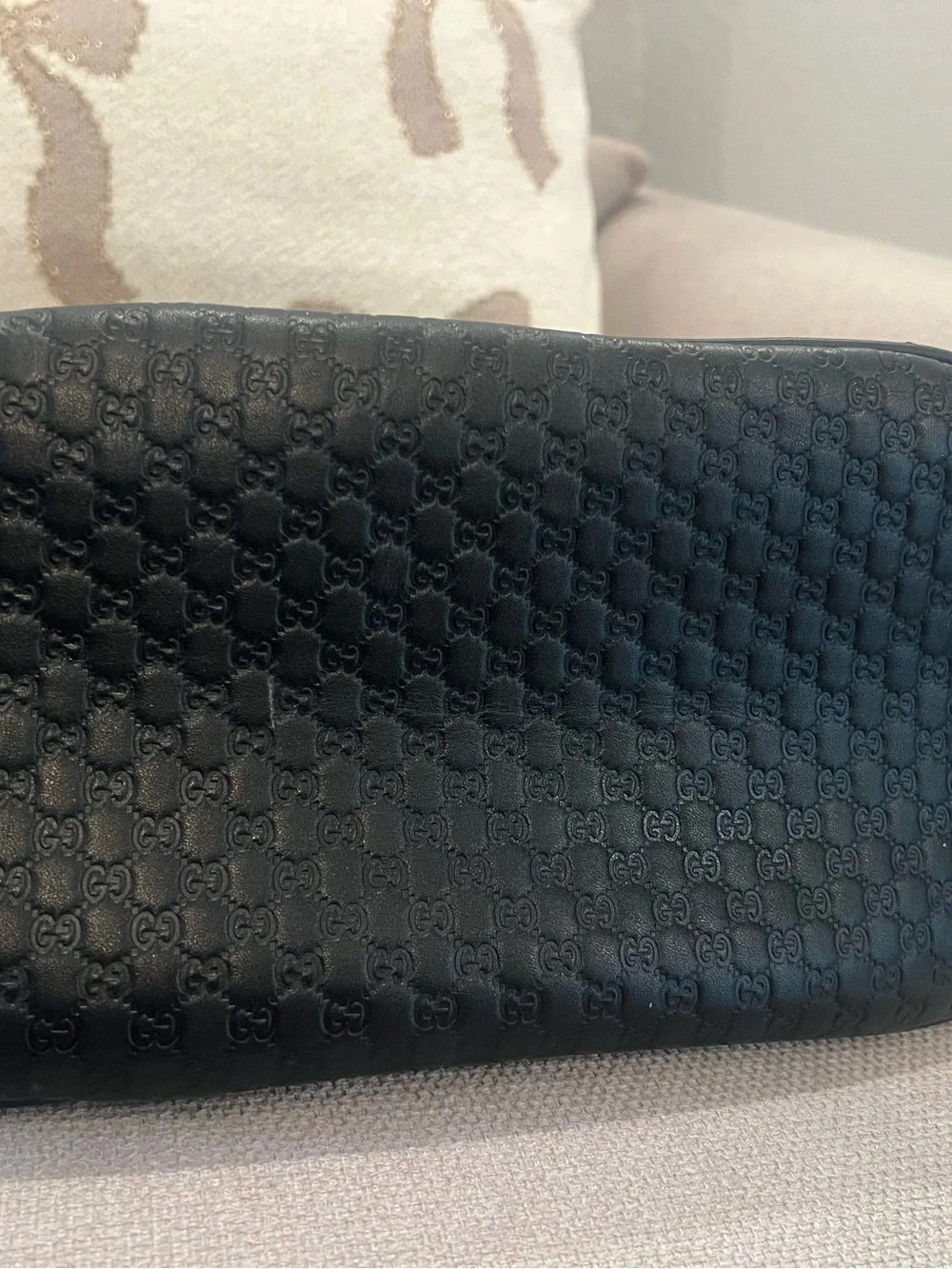 Black Gucci Dome Microguccissima Satchel Medium With Detachable Cross Body Strap